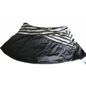 Coco Reef Tennis Skirt Skort Black/gray/gold Small